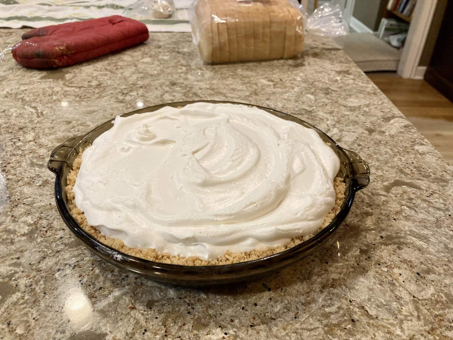 The finished pie